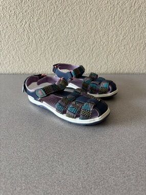 See Kai Run Kids Sandals Size 2 - Kai Runners Colorful Strap Shoes